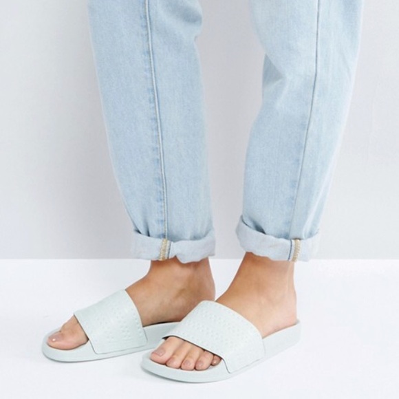 adidas adilette sandals green